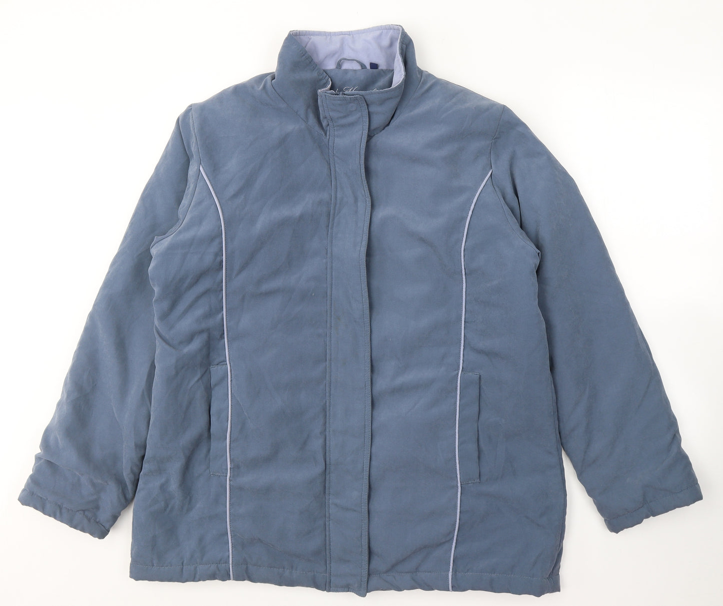 Sarah Hamilton Womens Blue   Jacket Coat Size 18  Zip