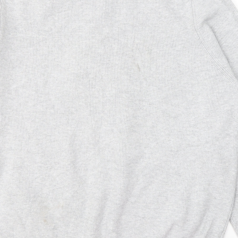 Marks and Spencer Mens Grey  Cotton Full Zip Sweatshirt Size XL