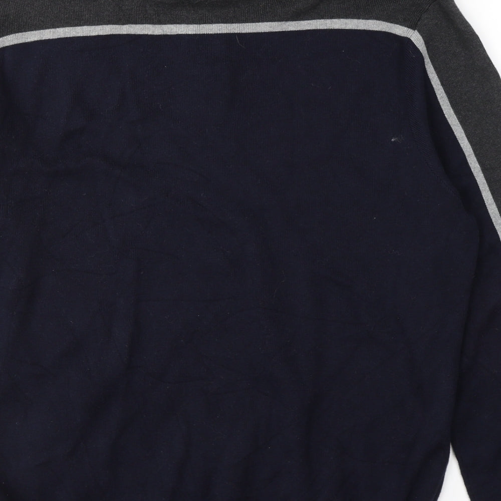 Marks and Spencer Mens Blue  Cotton Pullover Sweatshirt Size XL