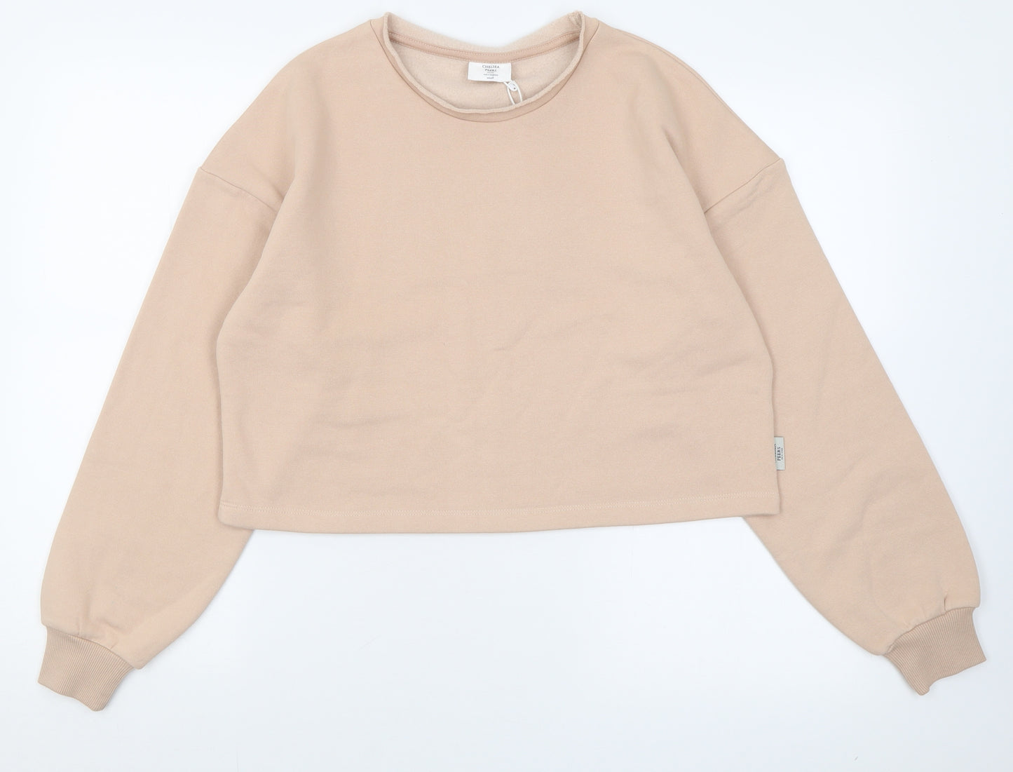 Chelsea Peers Womens Pink  Cotton Pullover Sweatshirt Size S  Pullover