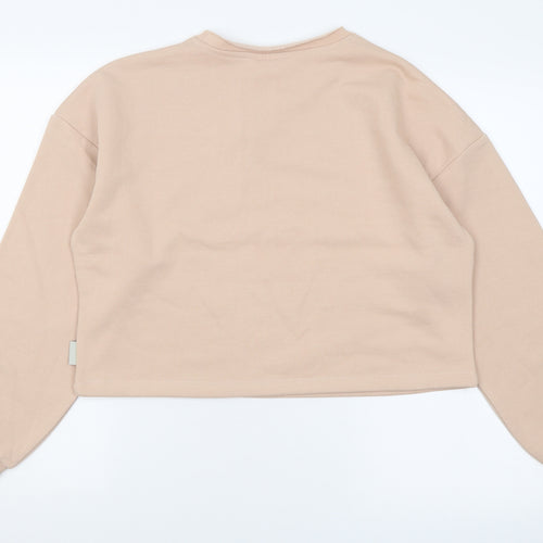 Chelsea Peers Womens Pink  Cotton Pullover Sweatshirt Size S  Pullover