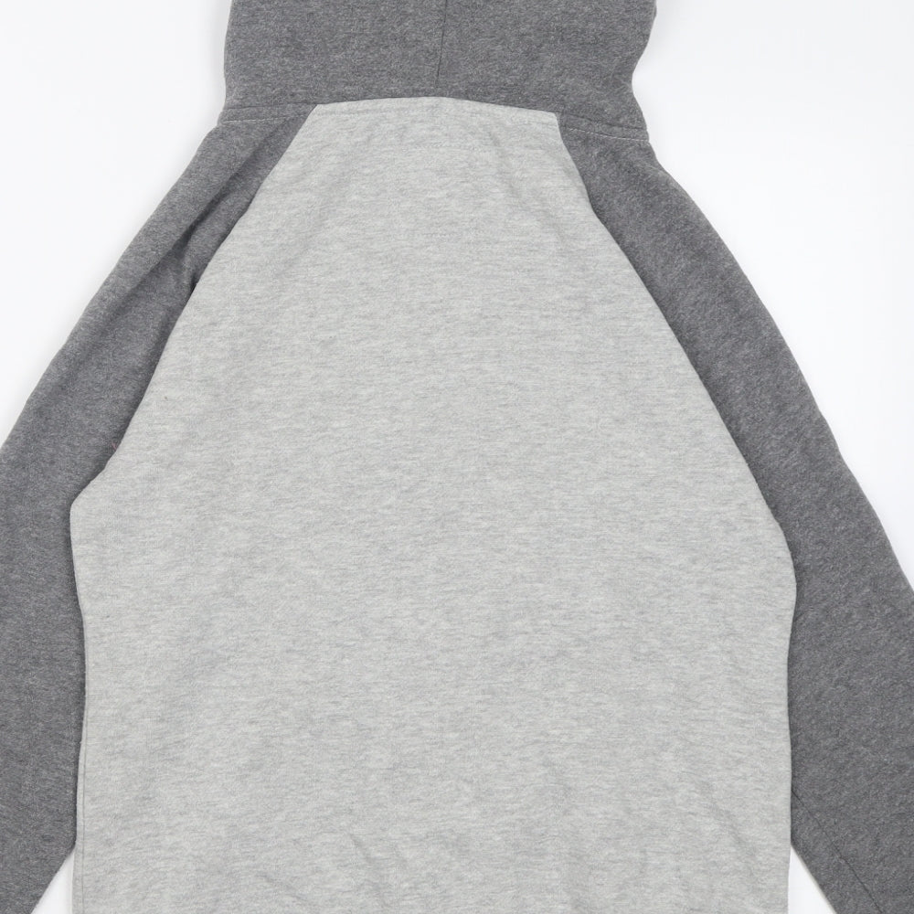 Atmosphere Womens Grey  Polyester Full Zip Hoodie Size 8  Zip