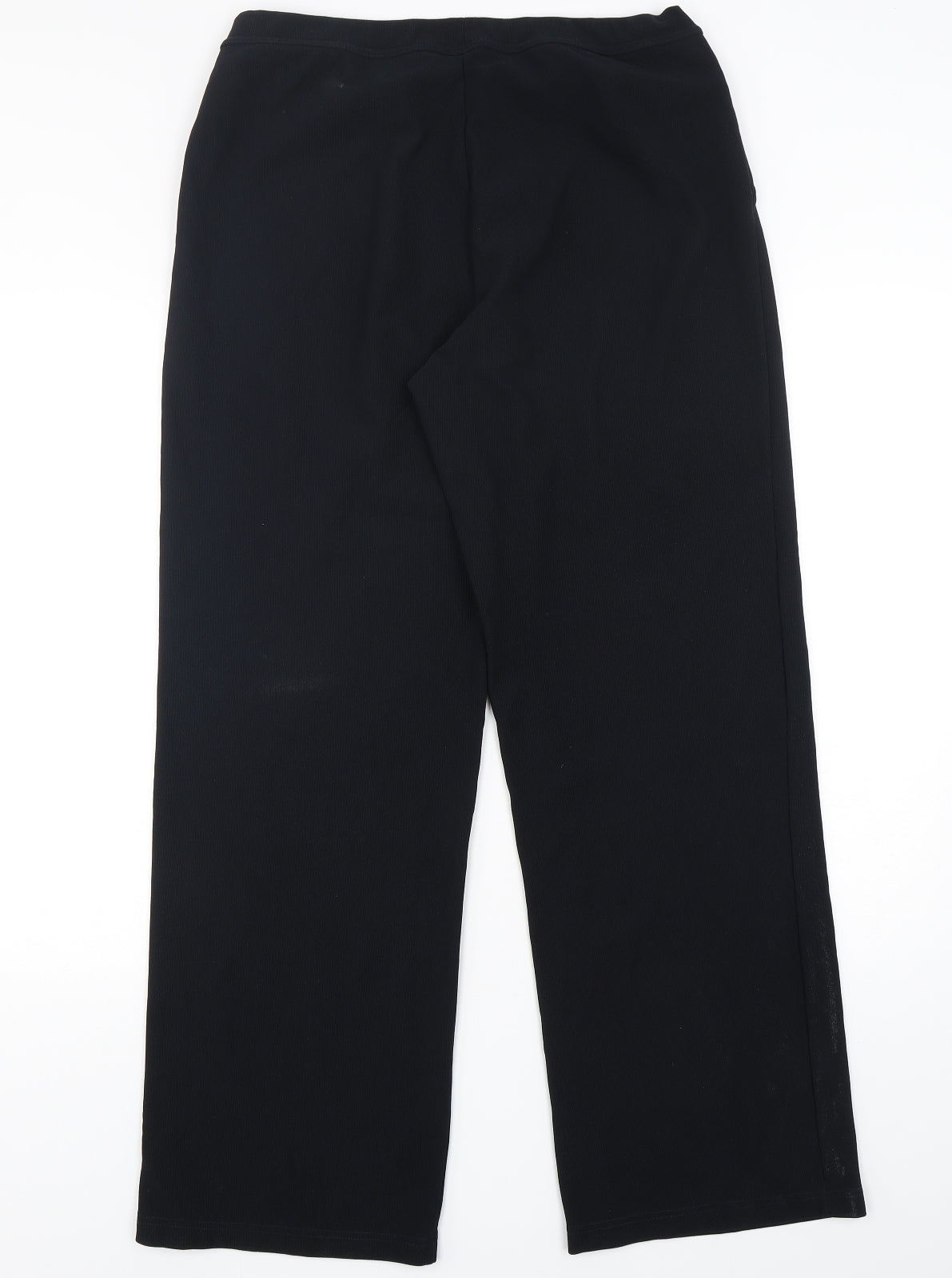 Dunnes Stores Womens Blue  Polyester Trousers  Size 14 L32 in Regular