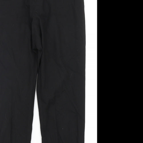 NEXT Mens Black  Polyester Trousers  Size 30 L29 in Regular