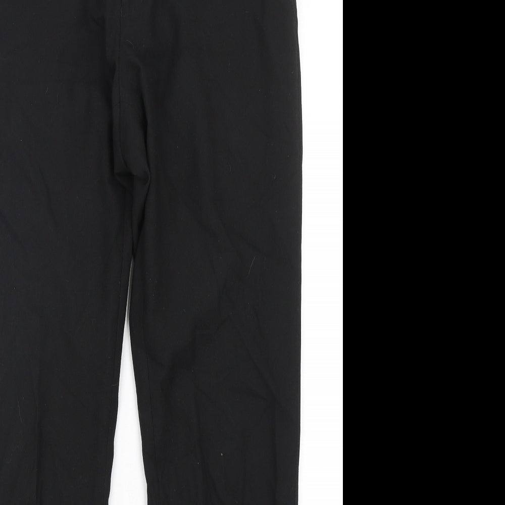 NEXT Mens Black  Polyester Trousers  Size 30 L29 in Regular