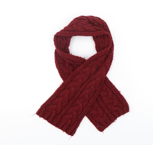 TU Girls Red  Acrylic Scarf Scarves & Wraps Size Regular