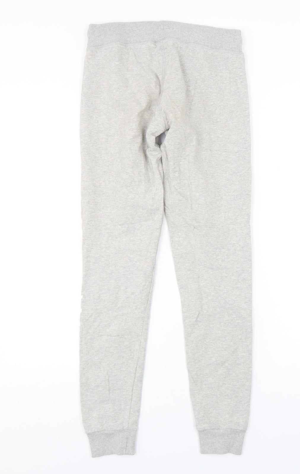 Jack Wills Womens Grey  Cotton Sweatpants Trousers Size 8 L30 in Regular Drawstring