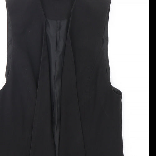 Atmosphere Womens Black  Polyester Jacket Suit Waistcoat Size 10