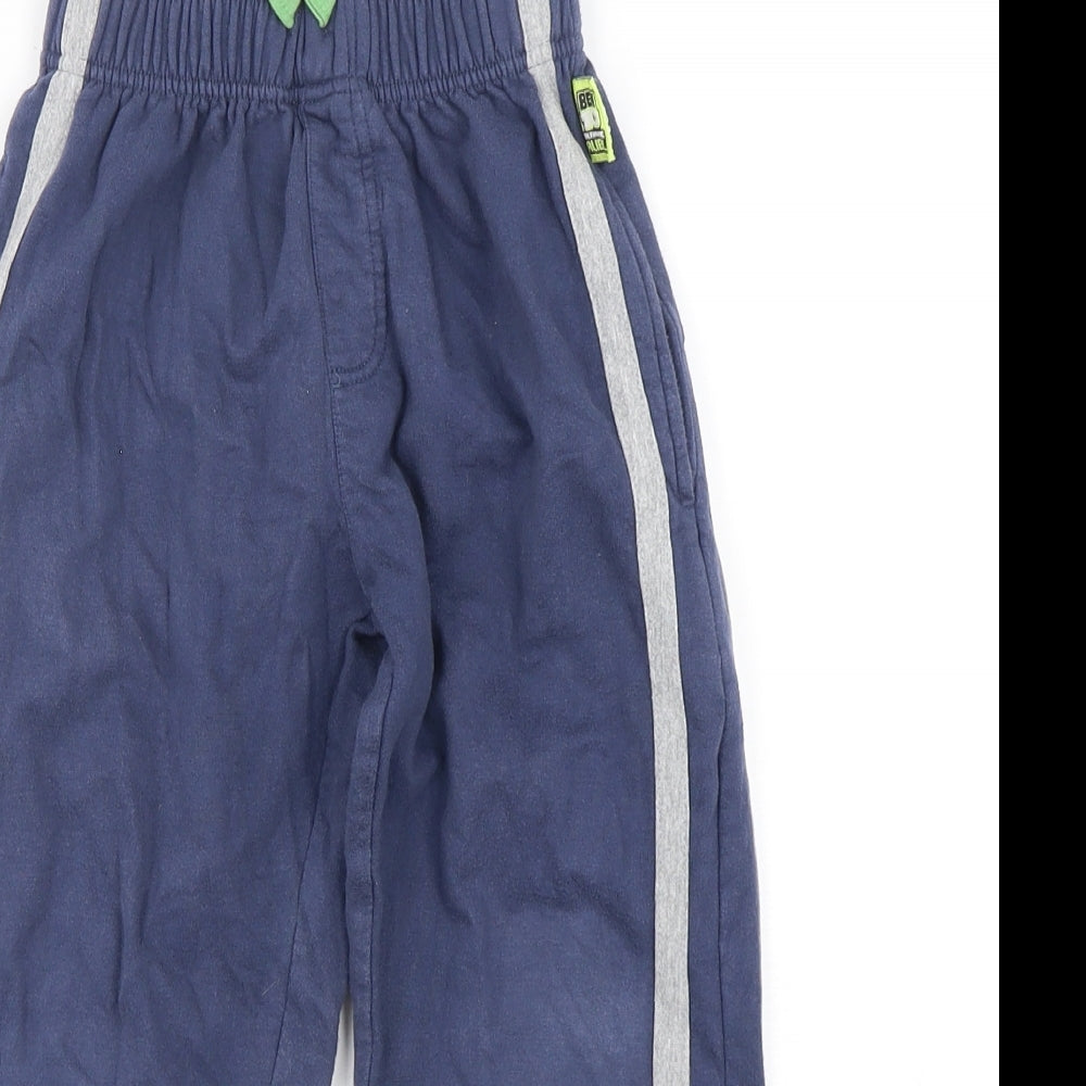 Dunnes  Boys Blue  Cotton Sweatpants Trousers Size 4-5 Years  Regular  - Ben 10