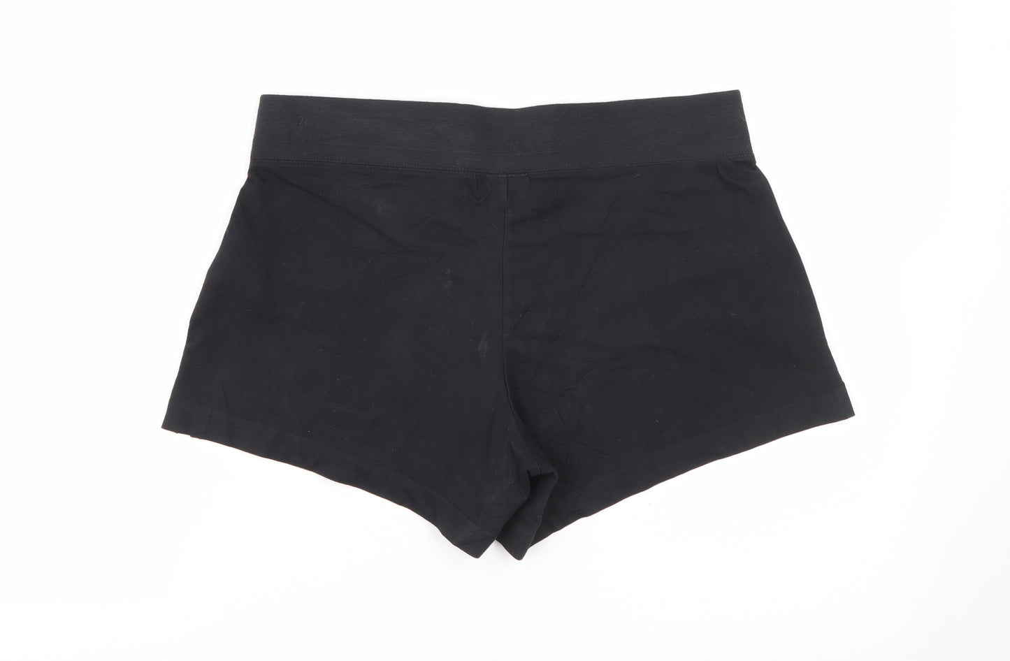 Nike Womens Black  Cotton Biker Shorts Size M  Regular