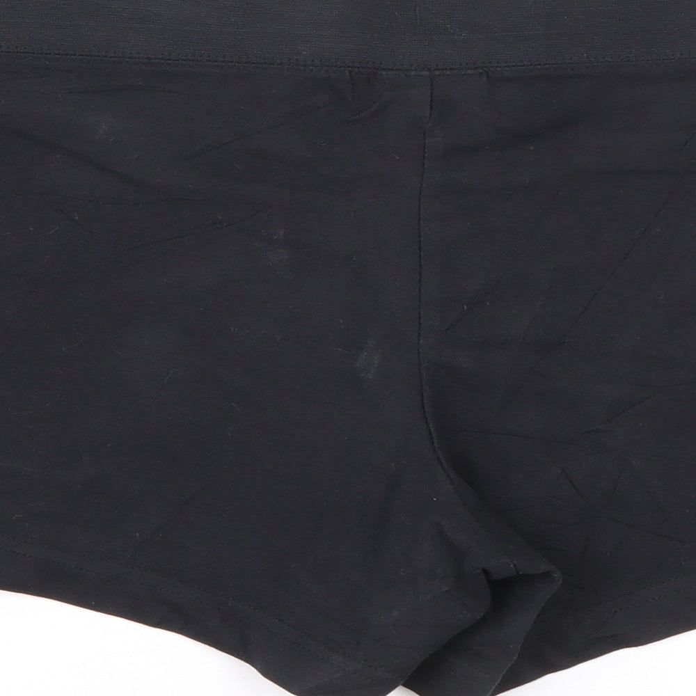 Nike Womens Black  Cotton Biker Shorts Size M  Regular