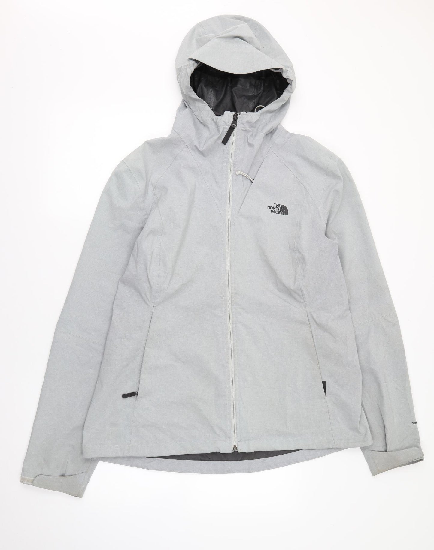The North Face Womens Grey   Rain Coat Coat Size XL  Zip