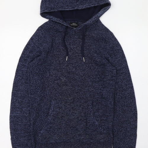 NEXT Womens Blue Round Neck  100% Cotton Pullover Jumper Size 4   - 4-6