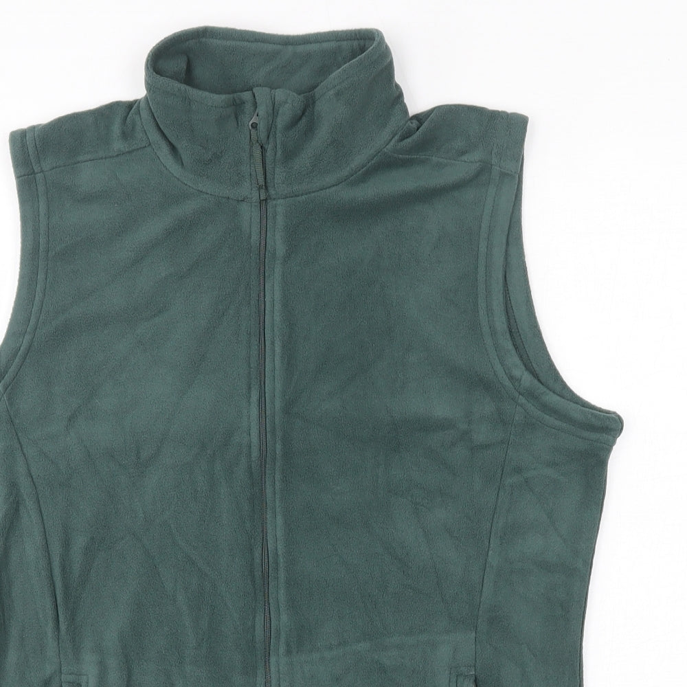 Mountain Warehouse Womens Green   Gilet Jacket Size 12  Zip