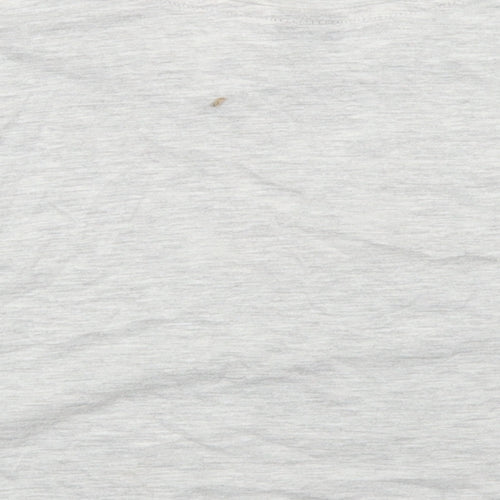 Pep & Co Girls Grey  Cotton Cropped T-Shirt Size 7-8 Years Round Neck  - Minnie Mouse