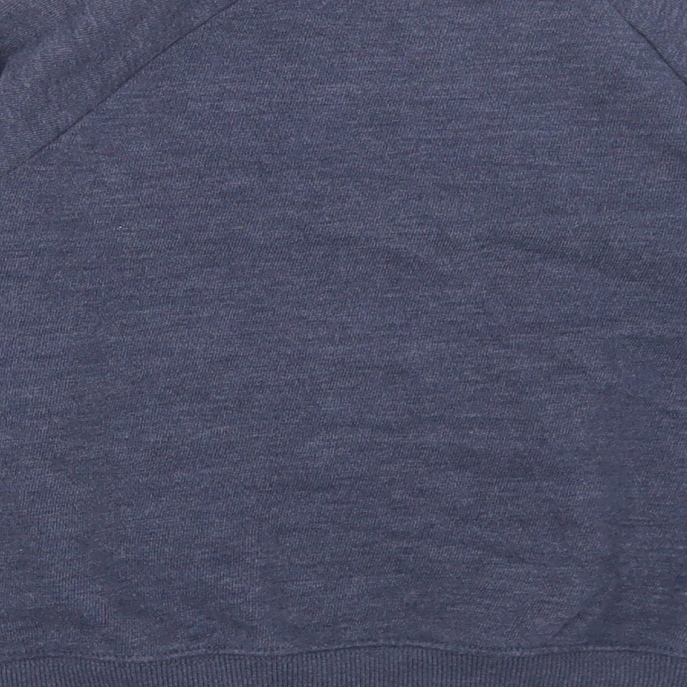 NEXT Girls Blue  Cotton Pullover Sweatshirt Size 5 Years   - Christmas Jumper