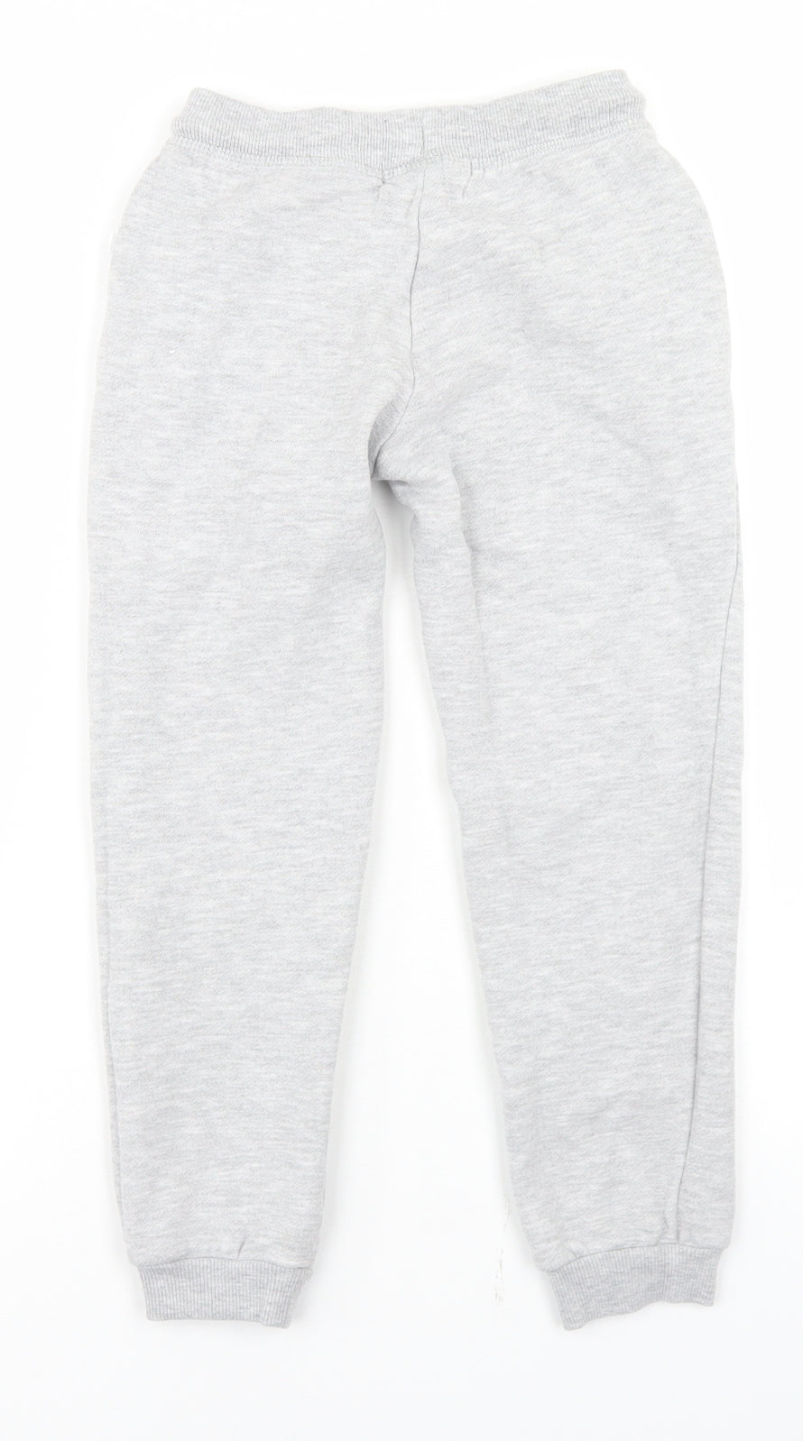 Primark Girls Grey  Cotton Jogger Trousers Size 6-7 Years  Regular Drawstring