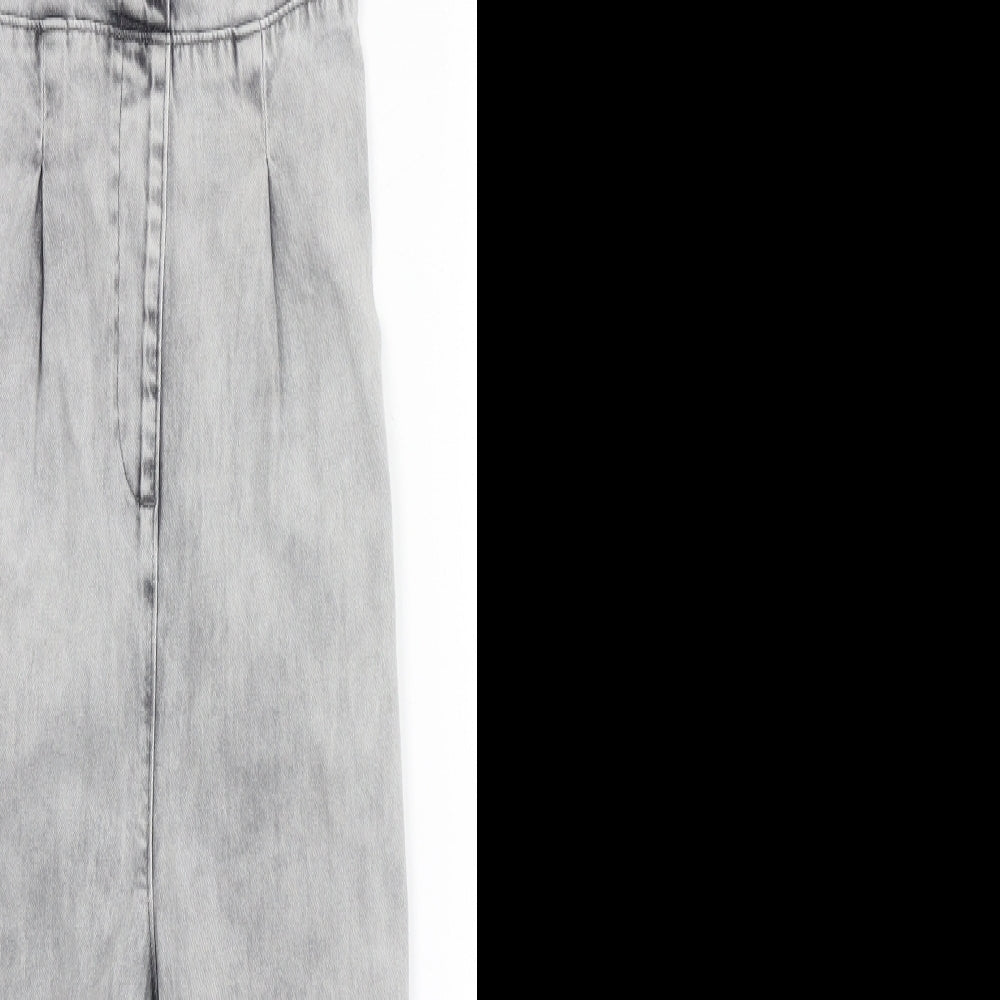 NEXT Girls Grey  100% Cotton Jumpsuit One-Piece Size 9 Years  Pullover
