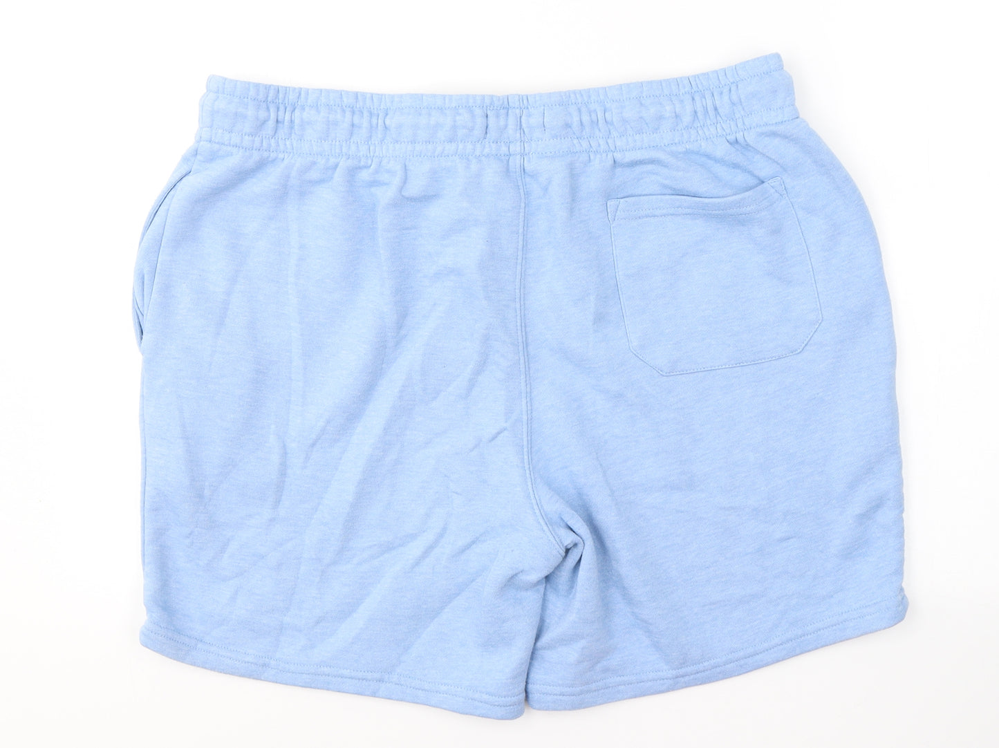 Primark Mens Blue  Polyester Sweat Shorts Size 2XL  Regular Tie