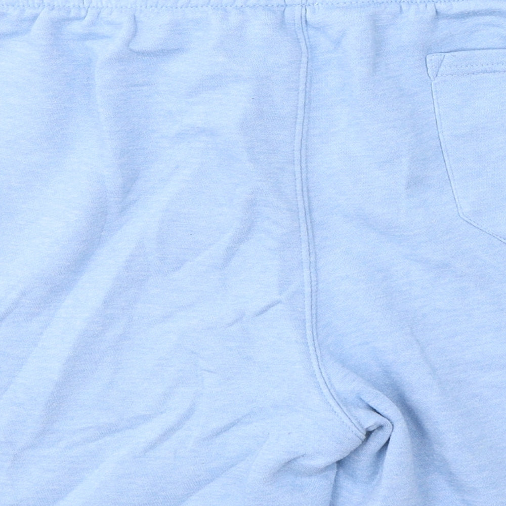 Primark Mens Blue  Polyester Sweat Shorts Size 2XL  Regular Tie