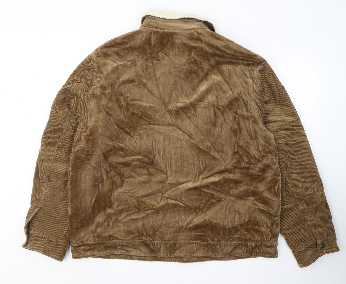 Dunnes Stores Mens Brown   Jacket Coat Size XL  Button