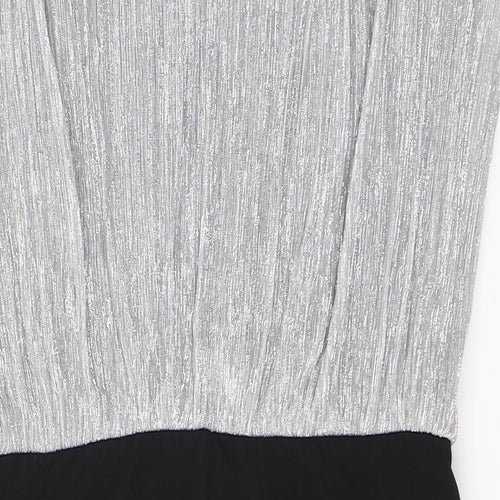 Valerie Bertinelli Womens Black  Polyester Mini  Size 10  Round Neck Pullover