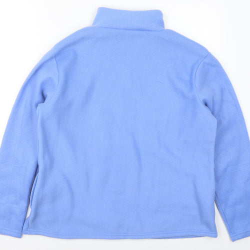 Anne De Lancay Womens Blue   Jacket  Size M  Zip