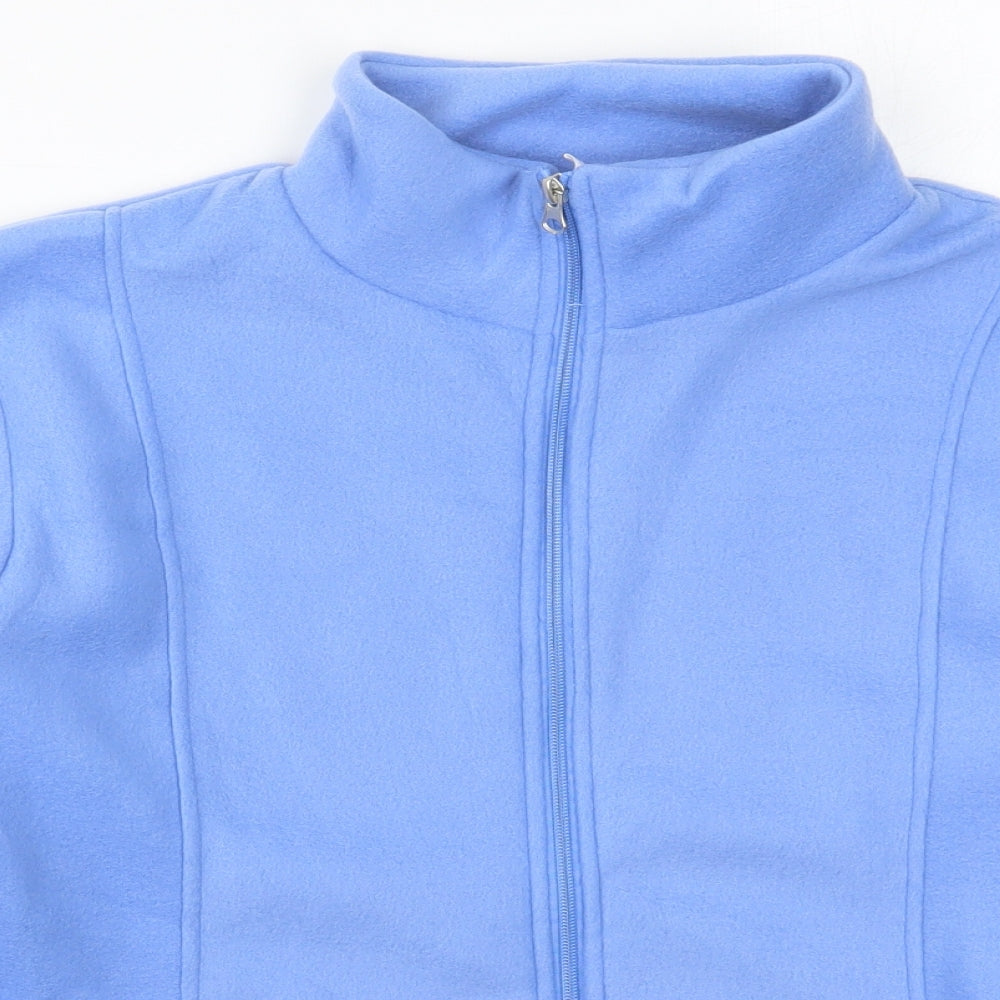 Anne De Lancay Womens Blue   Jacket  Size M  Zip
