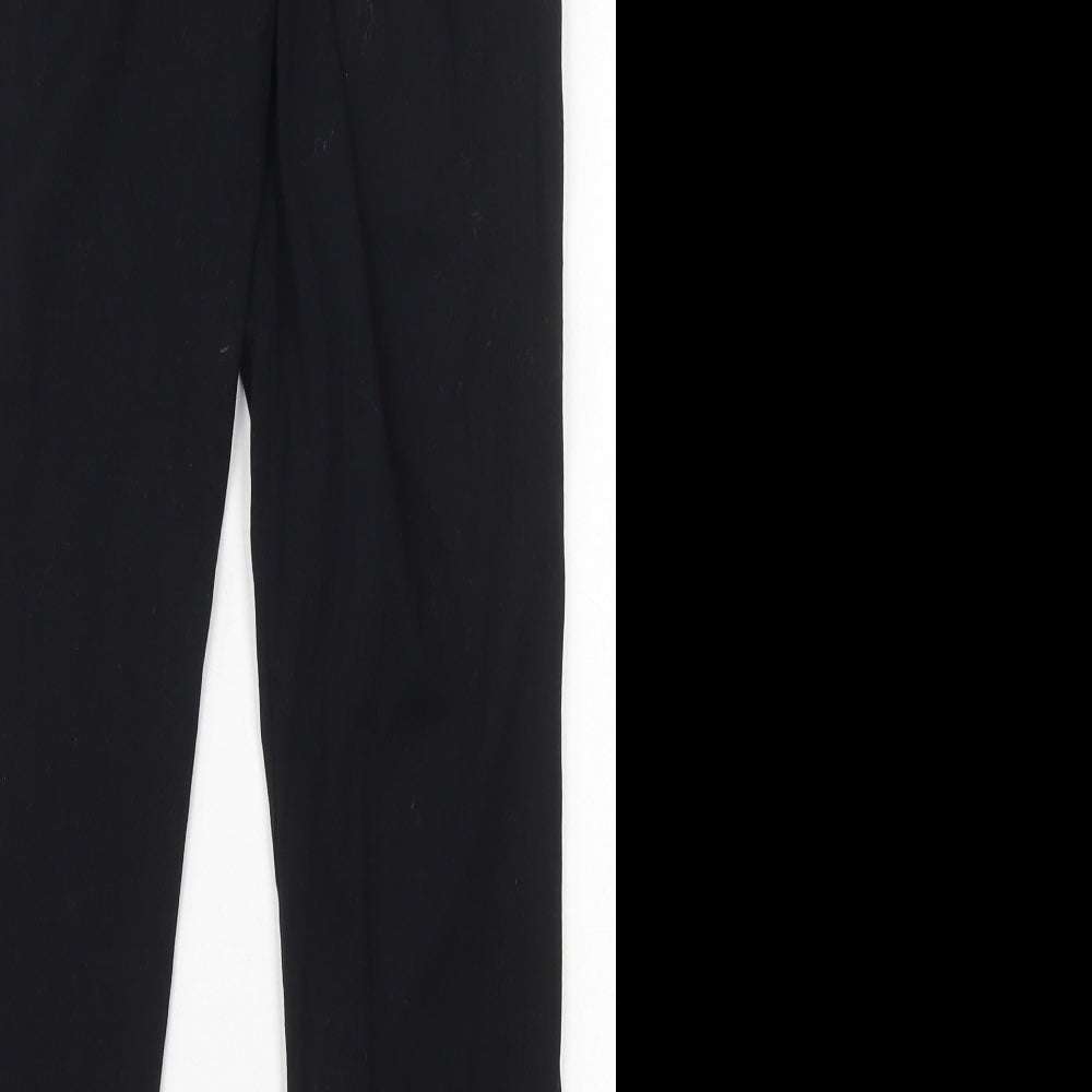 George Womens Black  Cotton Carrot Leggings Size 14 L26 in