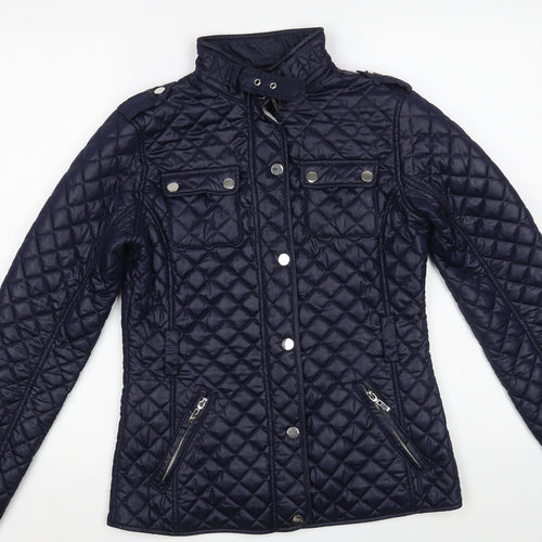 Gallery Womens Blue   Jacket Coat Size 8  Zip