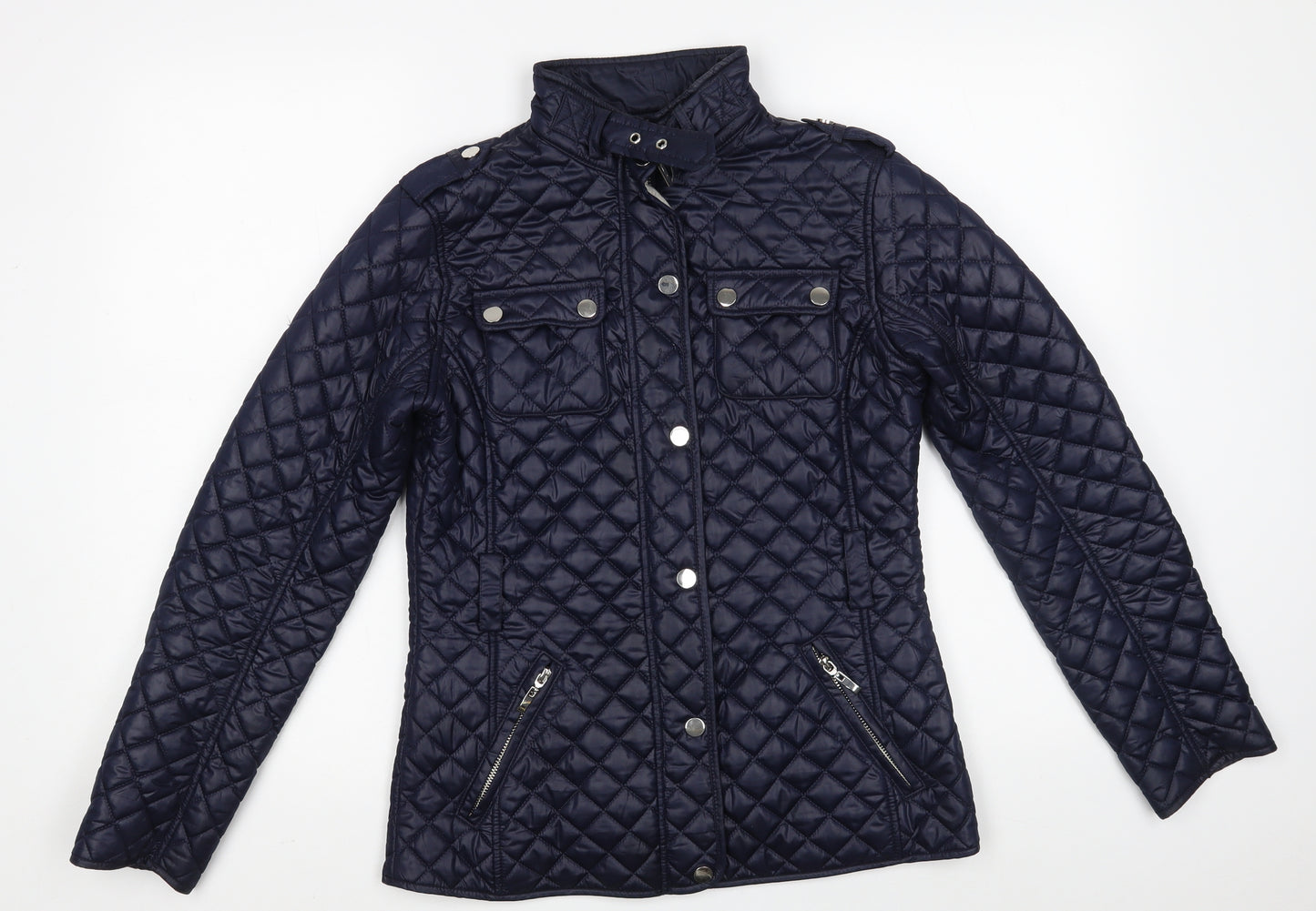 Gallery Womens Blue   Jacket Coat Size 8  Zip