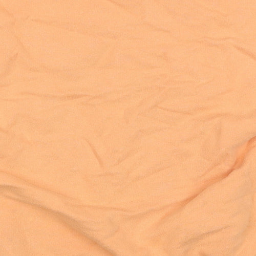 Pull&Bear Womens Orange Round Neck  Cotton Pullover Jumper Size M   - California
