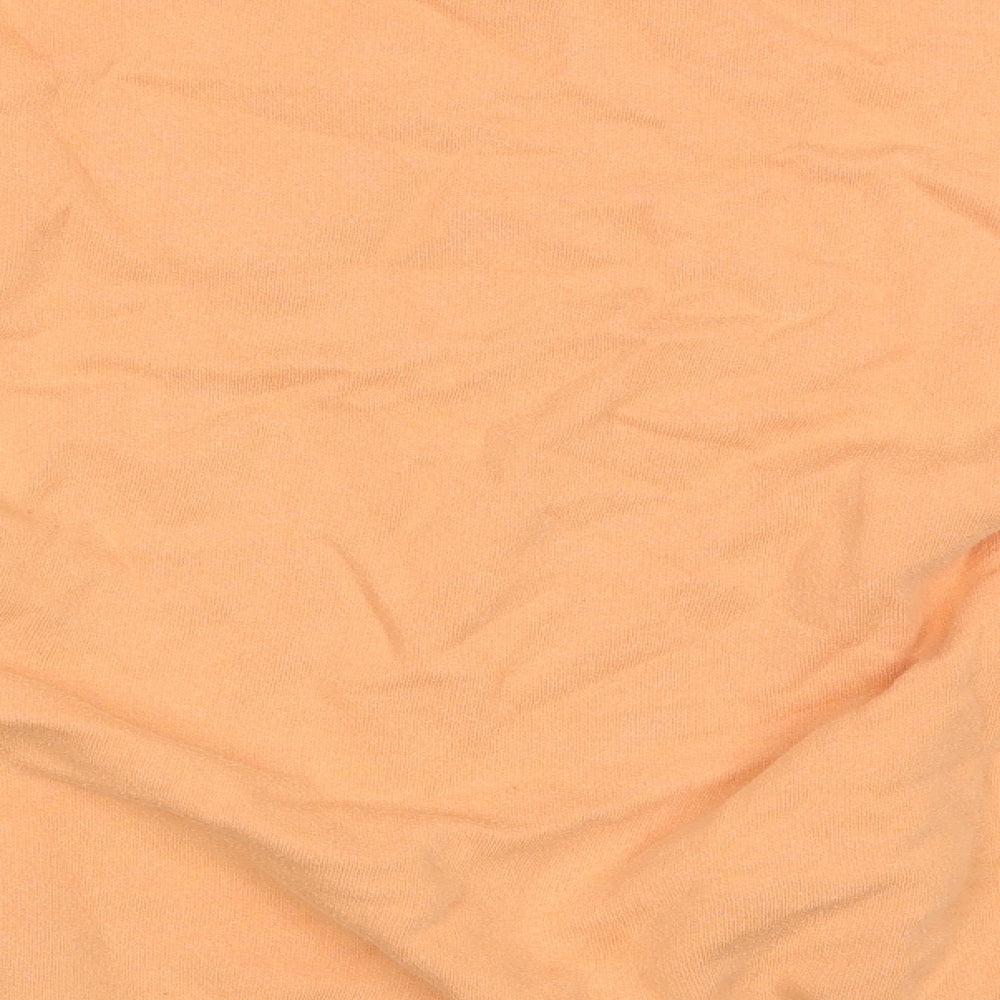 Pull&Bear Womens Orange Round Neck  Cotton Pullover Jumper Size M   - California