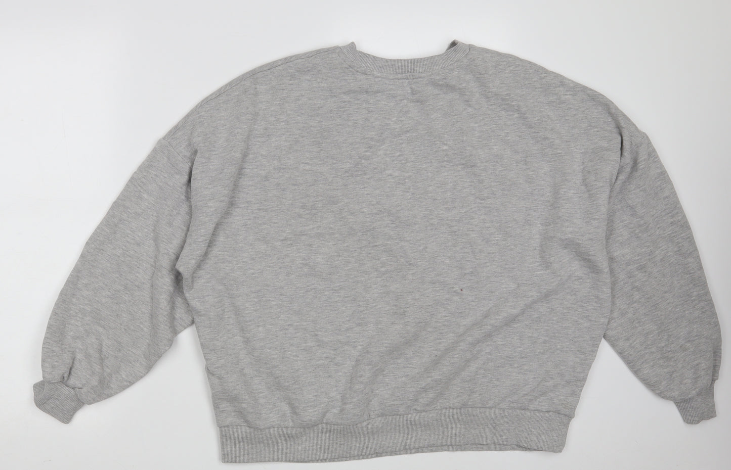 F&F Womens Grey  Cotton Pullover Sweatshirt Size 16   - Minnie Mouse- Christmas