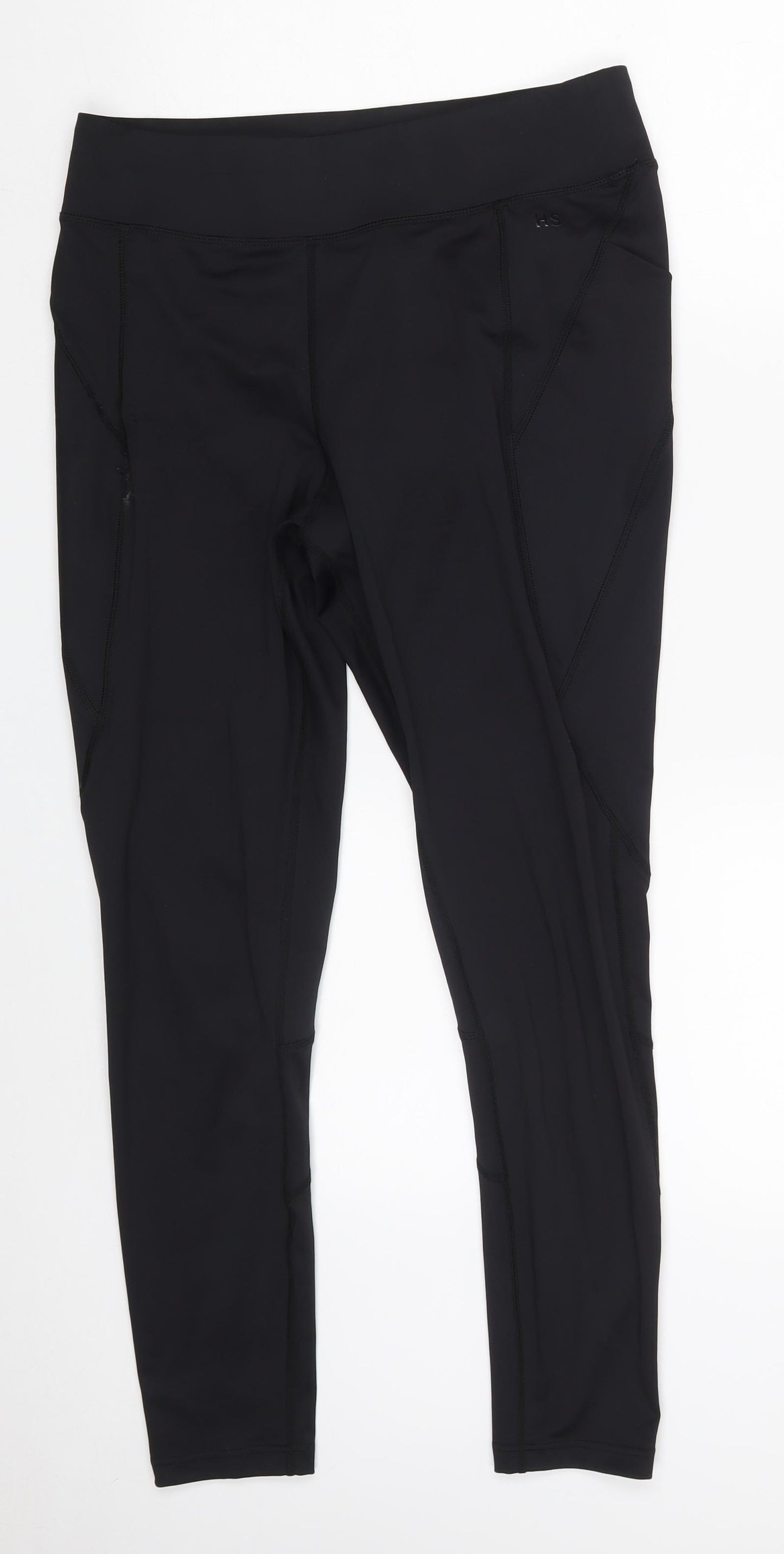Dunnes Stores Womens Black  Polyester Compression Leggings Size M L25 in Athletic  - Helen Steele