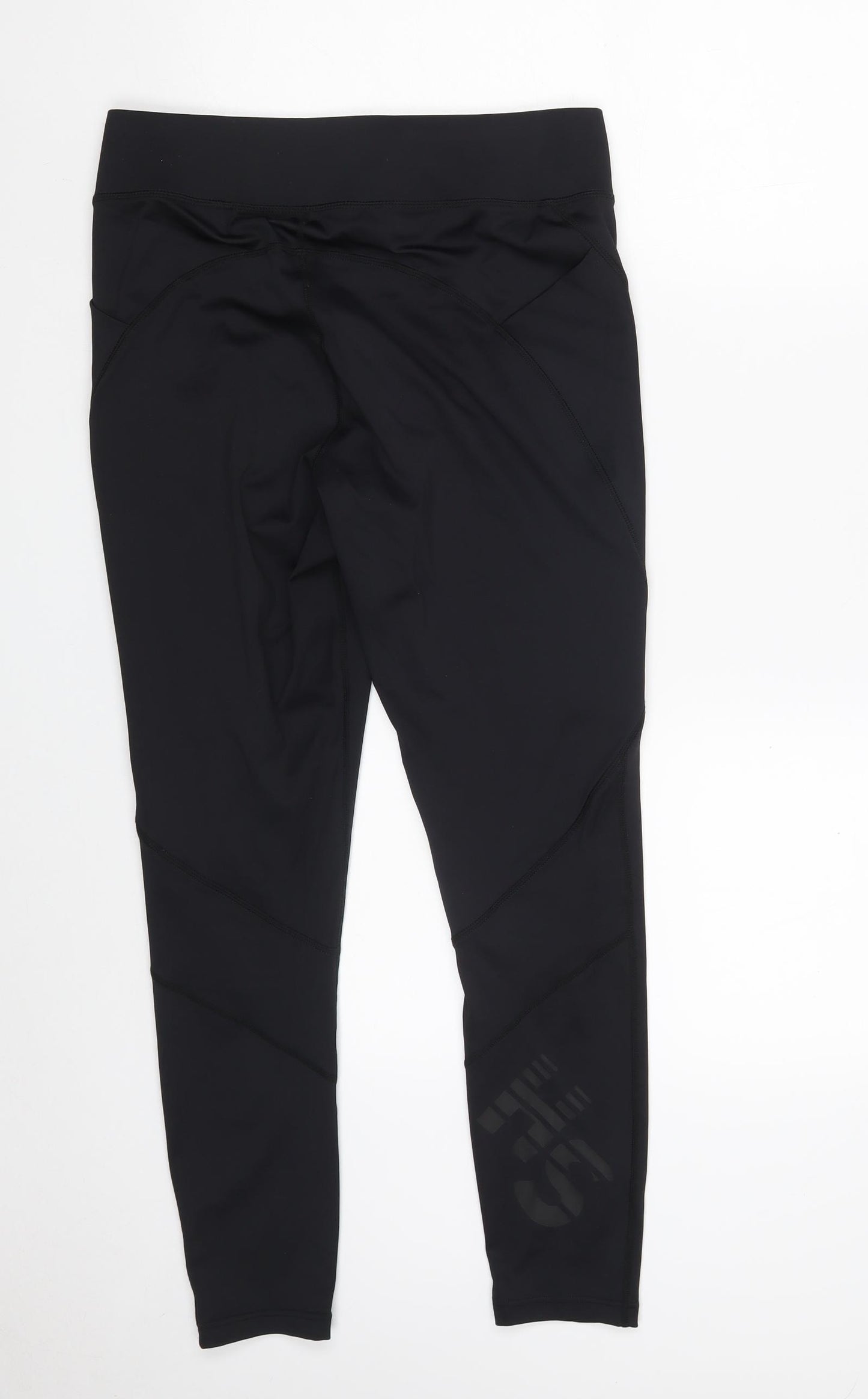 Dunnes Stores Womens Black  Polyester Compression Leggings Size M L25 in Athletic  - Helen Steele