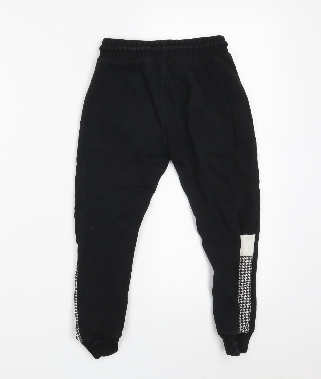 George Boys Black  Cotton Jogger Trousers Size 5-6 Years  Regular