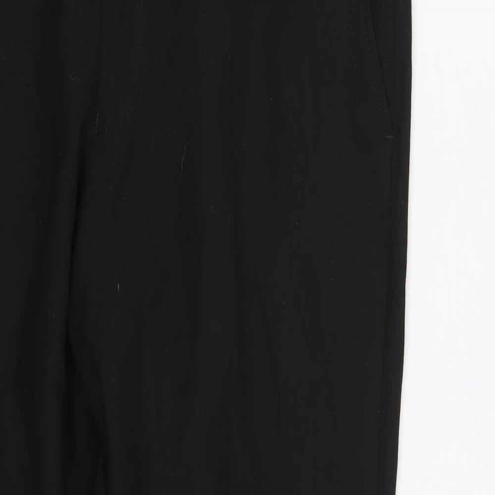 NEXT Mens Black  Polyester Chino Trousers Size 30 in L29 in Regular
