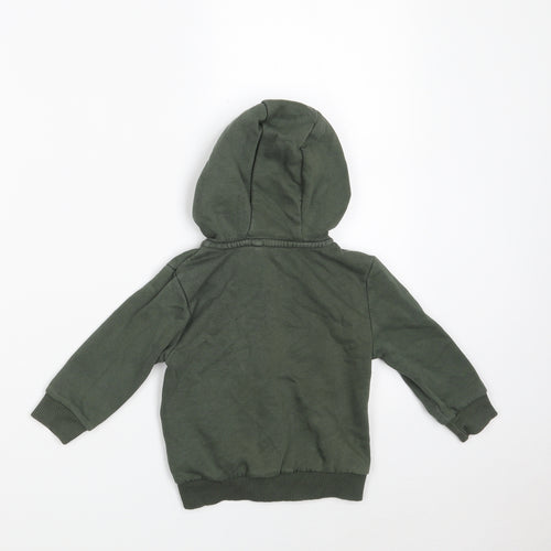 George Boys Green   Jacket  Size 18-24 Months   Zip - BE AWESOME