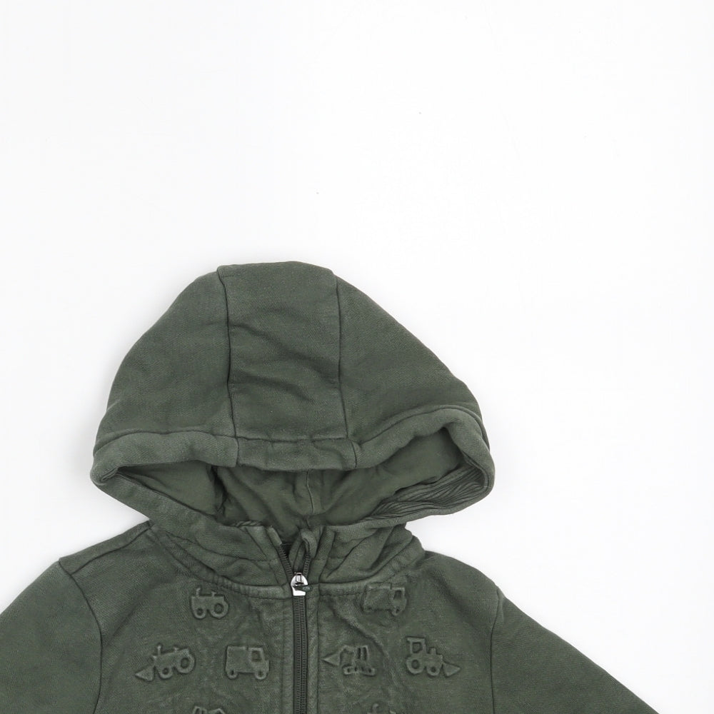 George Boys Green   Jacket  Size 18-24 Months   Zip - BE AWESOME