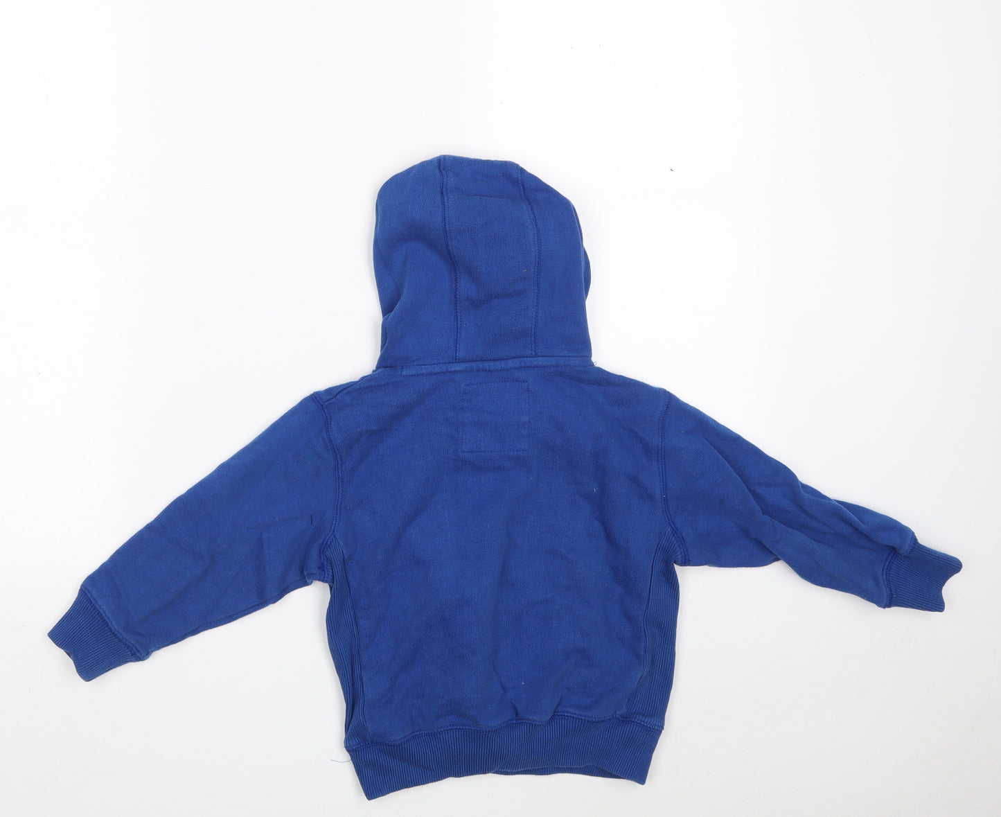 NEXT Boys Blue  Cotton Pullover Hoodie Size 4 Years   - New York -Skate Crew