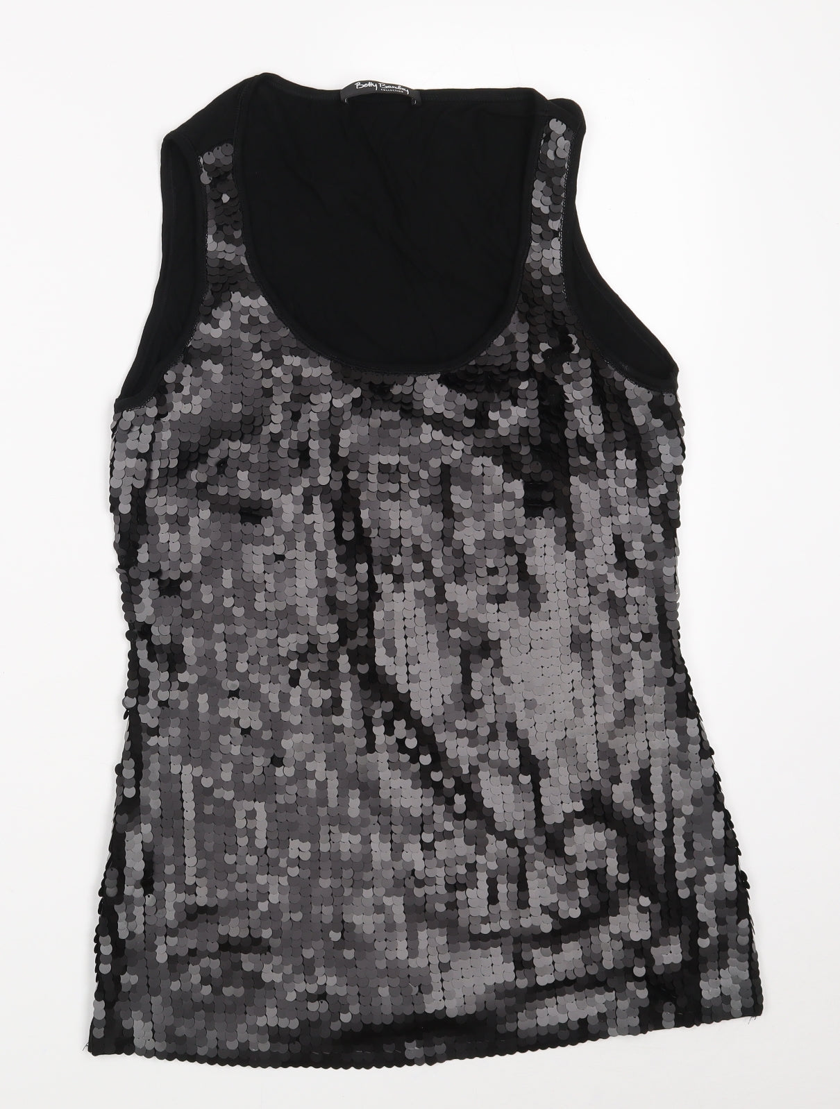 Betty Barclay Womens Black  Viscose T-Shirt Dress  Size 14  Scoop Neck