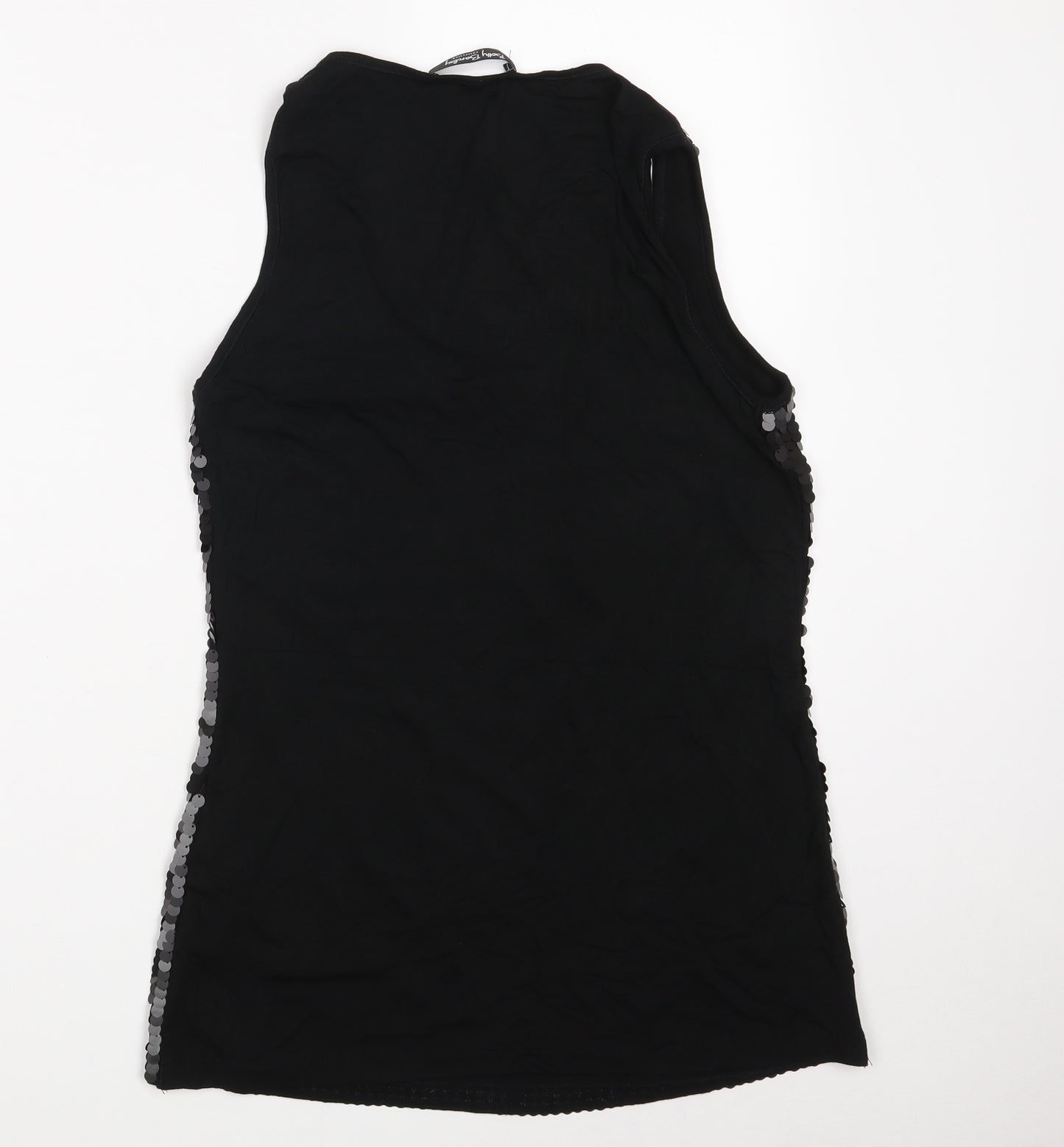 Betty Barclay Womens Black  Viscose T-Shirt Dress  Size 14  Scoop Neck