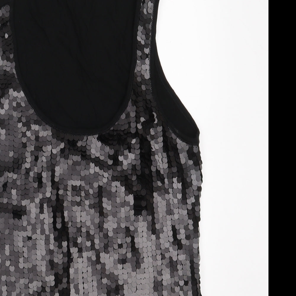 Betty Barclay Womens Black  Viscose T-Shirt Dress  Size 14  Scoop Neck