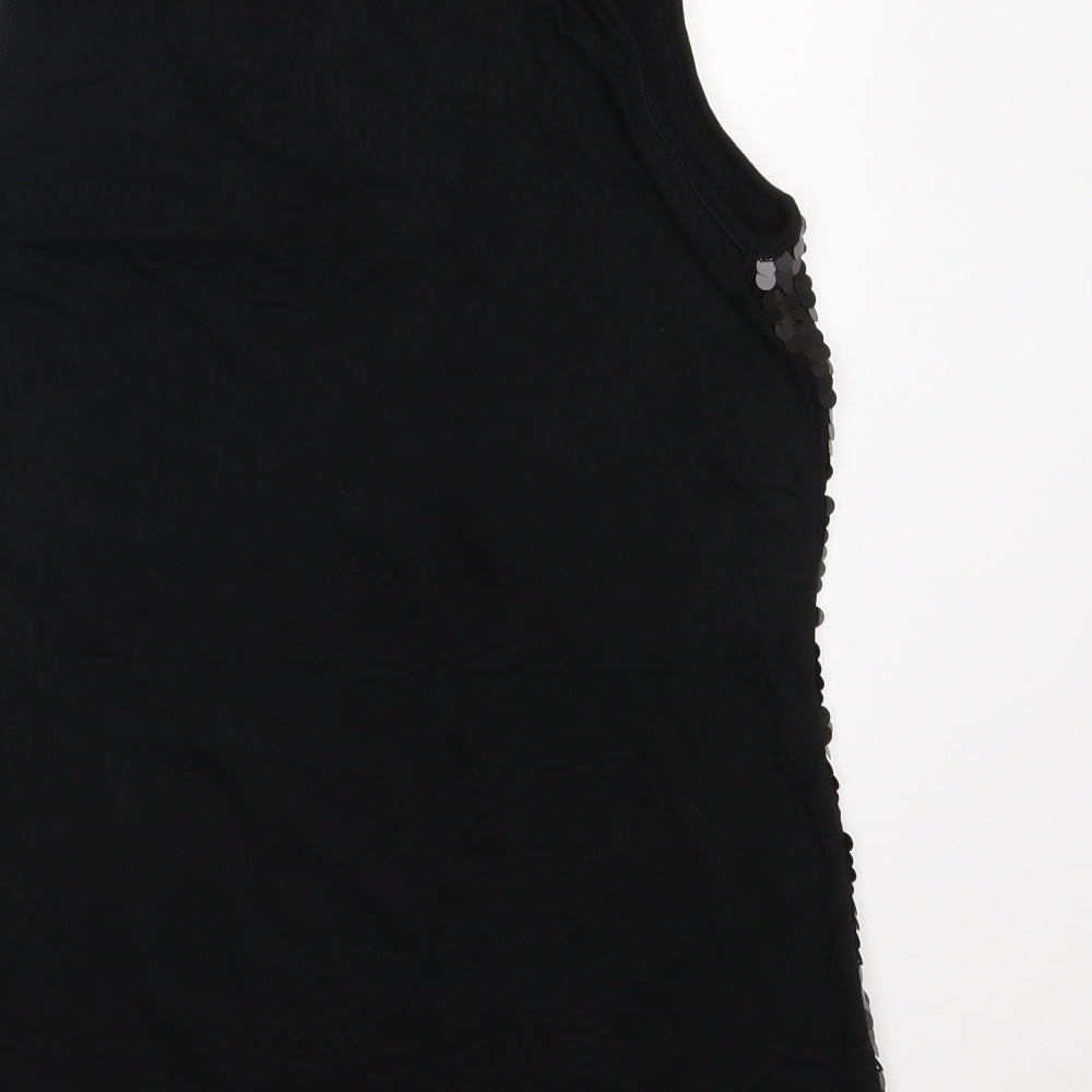 Betty Barclay Womens Black  Viscose T-Shirt Dress  Size 14  Scoop Neck