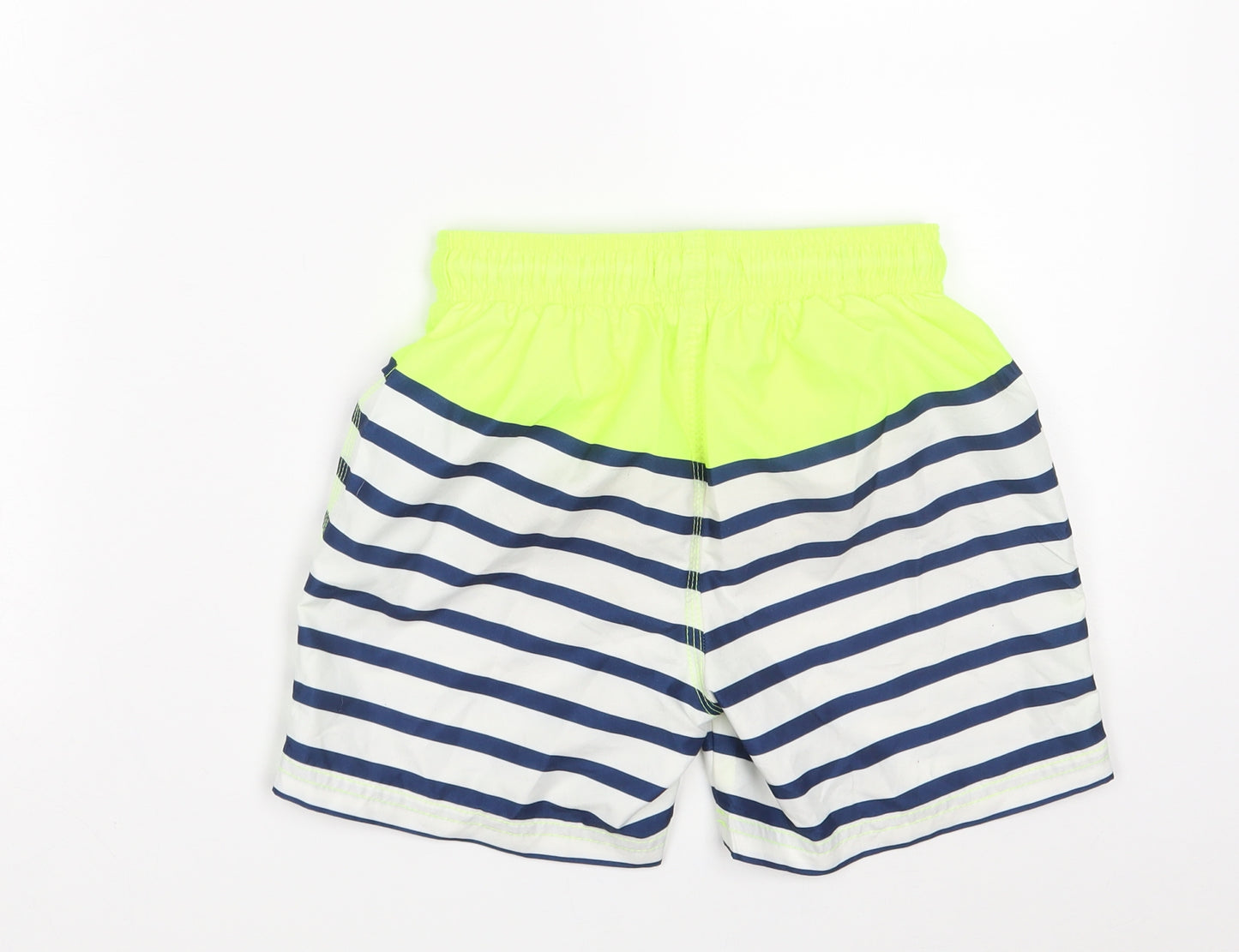 Matalan Boys Multicoloured Striped Polyester Sweat Shorts Size 6-7 Years  Regular Drawstring