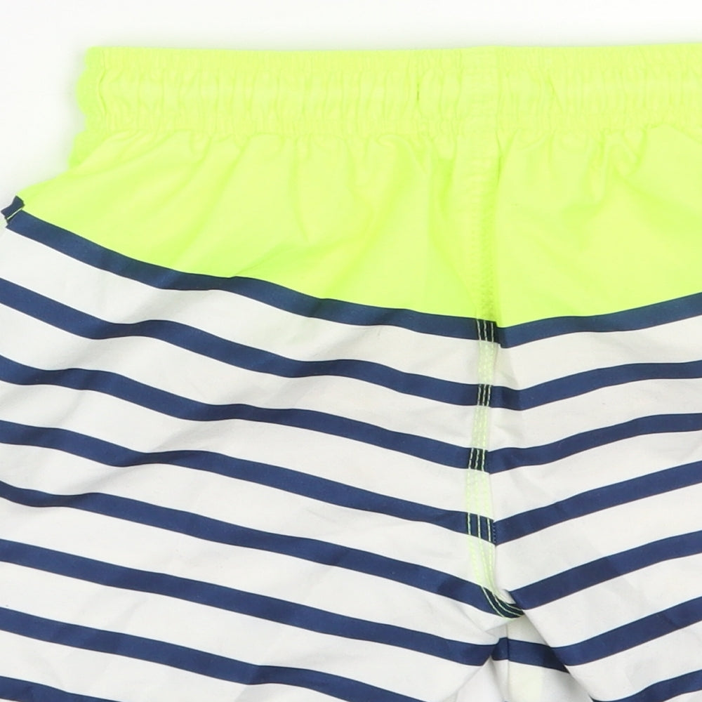 Matalan Boys Multicoloured Striped Polyester Sweat Shorts Size 6-7 Years  Regular Drawstring