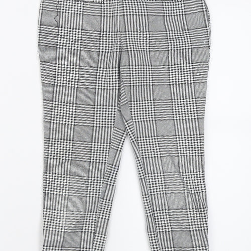 Gap Girls Black Plaid Cotton Capri Trousers Size 8 Years  Regular Pullover