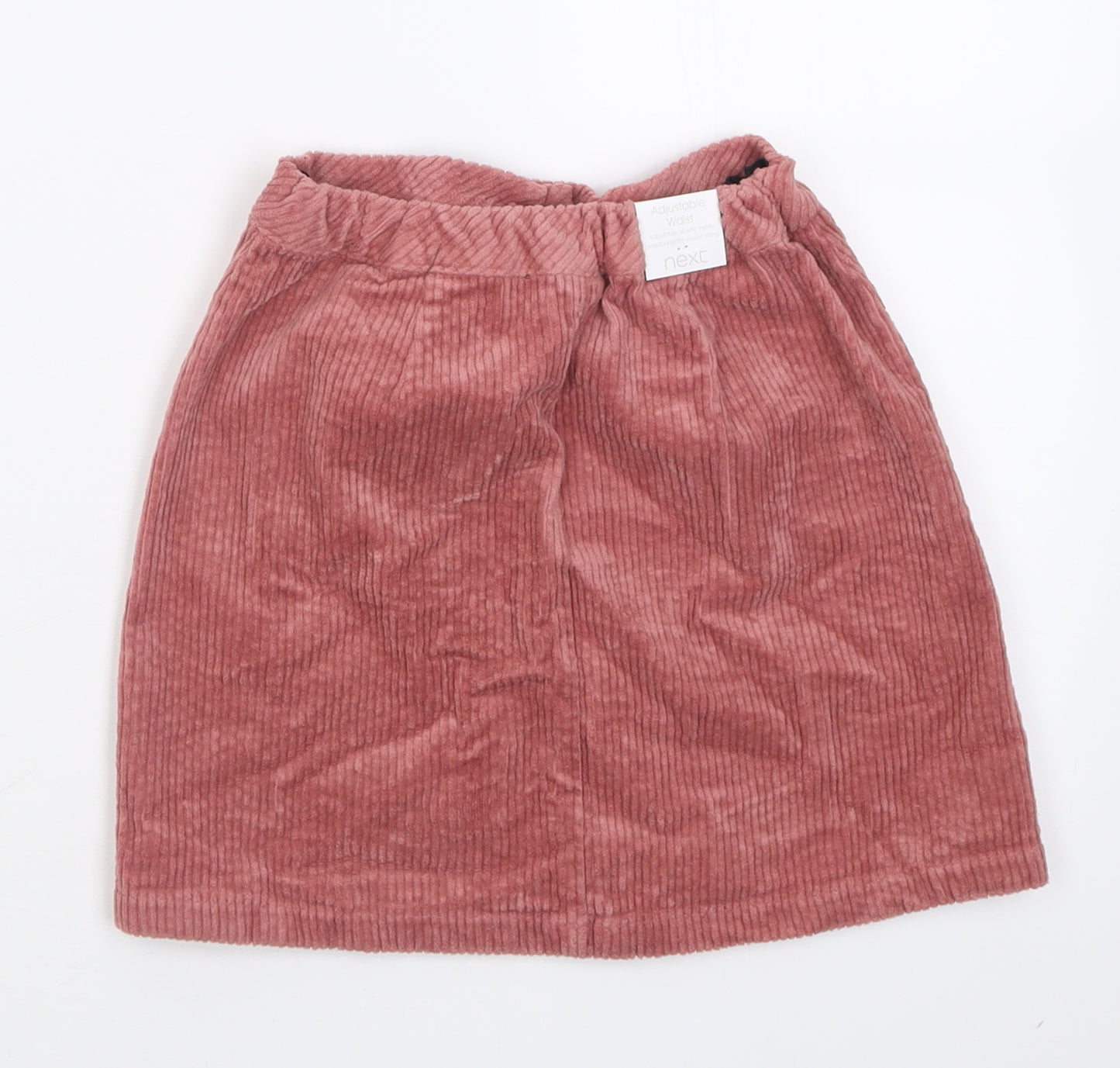 NEXT Girls Pink  Cotton A-Line Skirt Size 9 Years  Regular Button