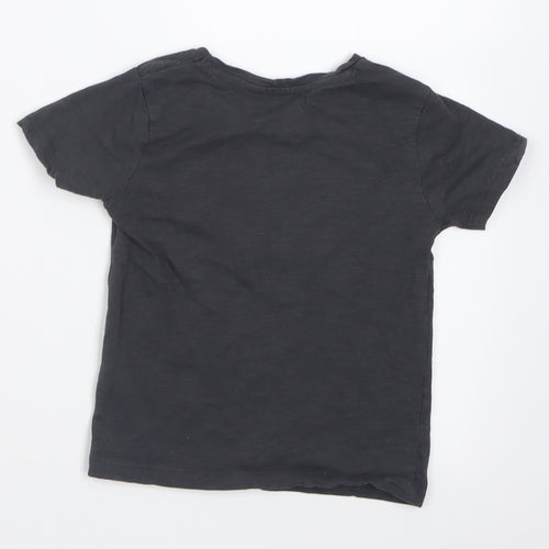 Primark Girls Grey  Cotton Basic T-Shirt Size 12-18 Months Crew Neck Pullover - future artist